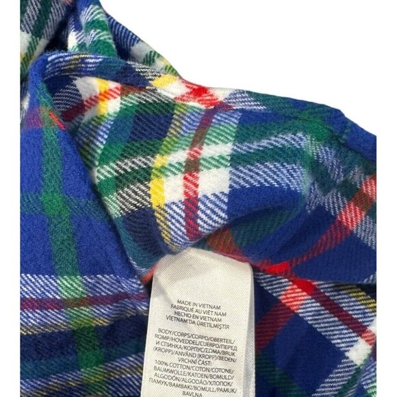 Polo Ralph Lauren Men's Classic Fit Flannel Blue Plaid Workshirt Sz XL NWT $148 - Picture 6 of 12